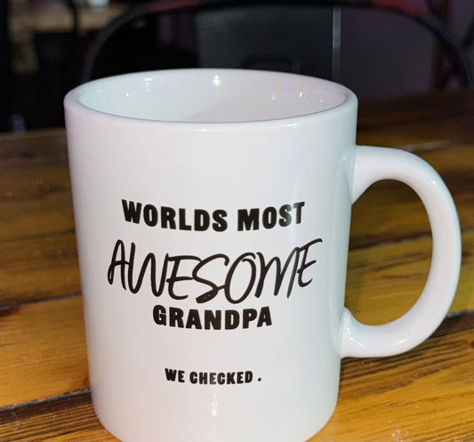 Worlds Most Awesome Grandpa Mug