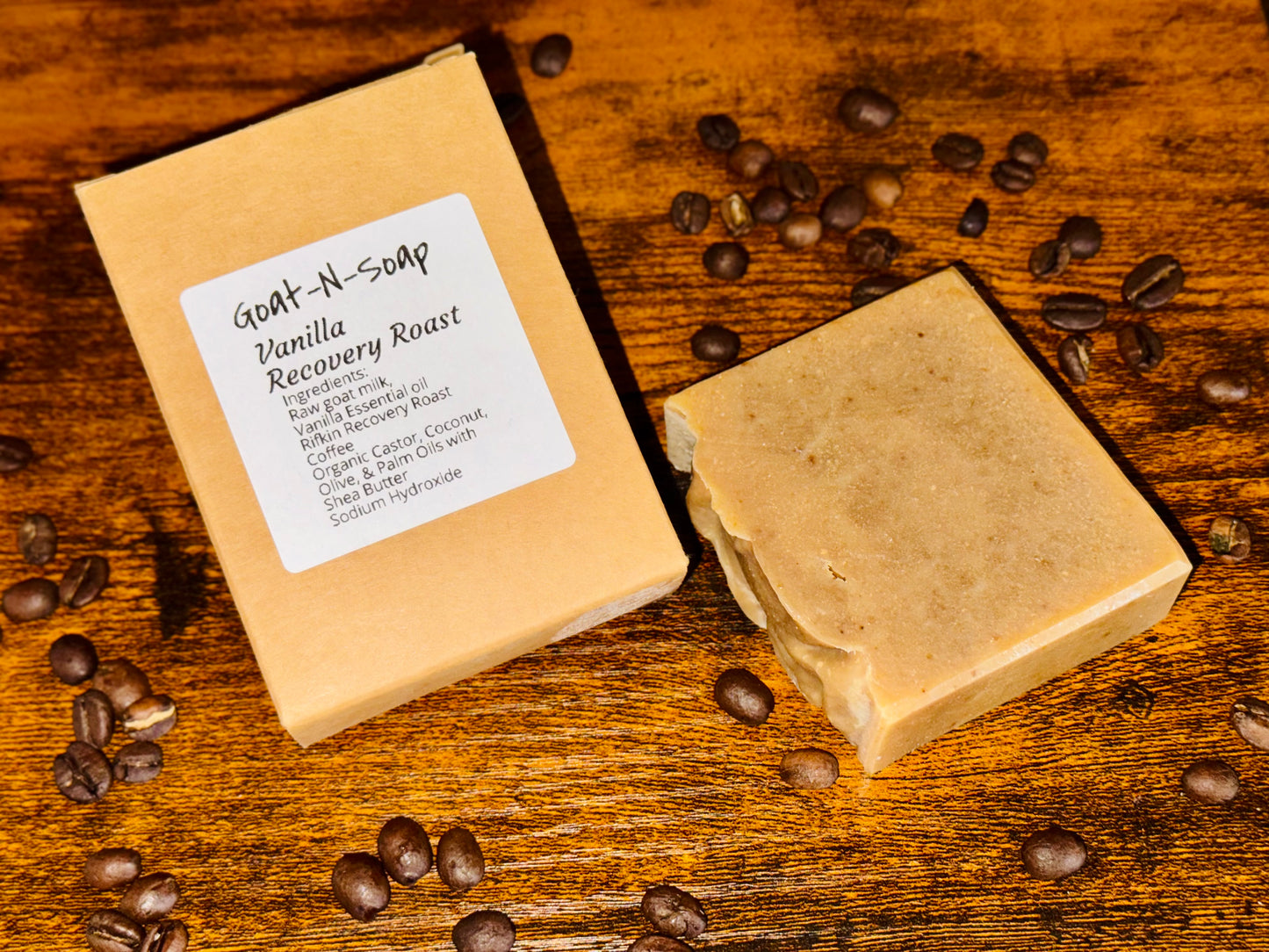 Vanilla Recovery Goat Soap - Old Packaging