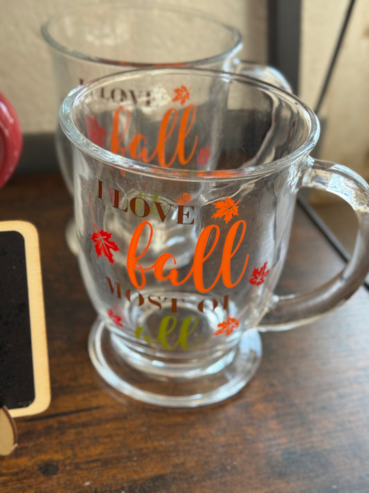 Clear Fall Mug